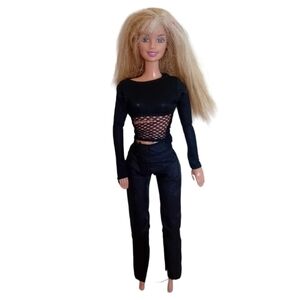 Y2k Playmates Hilary Duff‎ Rockstar Doll 11" Fashion Doll W/ Black Outfit